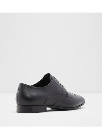 Leelen Derby Lace Up Formal Shoes Black