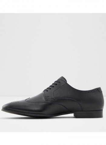 Leelen Derby Lace Up Formal Shoes Black
