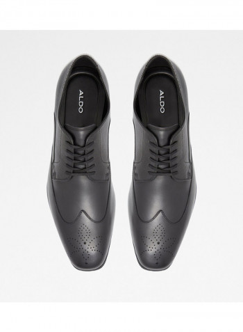 Leelen Derby Lace Up Formal Shoes Black
