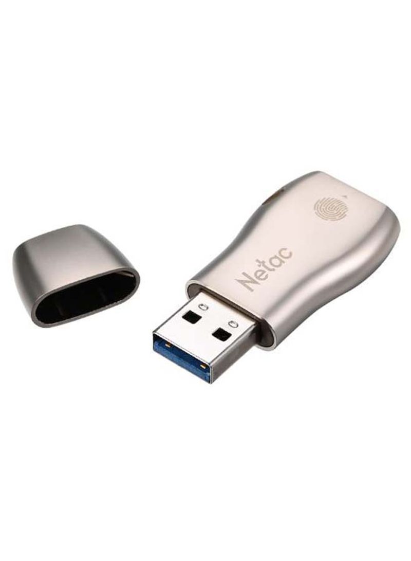 Portable Fingerprint U-Disk USB Flash Drive C8149-64-1 Gold/Silver