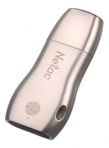 Portable Fingerprint U-Disk USB Flash Drive C8149-64-1 Gold/Silver
