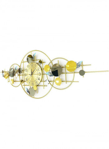 Stainless Steel Wall Clock Gold