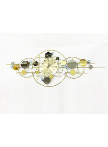 Stainless Steel Wall Clock Gold