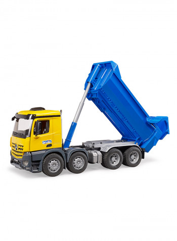 MB Arocs Halfpipe Dump Truck 54.9x18.8x22.5centimeter