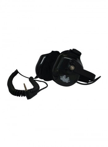 Wired On-Ear Headphones For Nascar Scanner Black