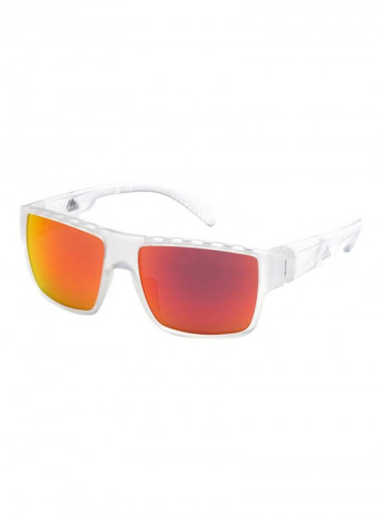 Men's UV Protected Square Sunglasses - Lens Size: 57 mm