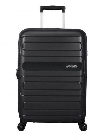 4 Wheels Sunside Hard Side Medium Lugage Trolley Bag 68cm Black