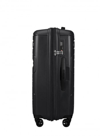 4 Wheels Sunside Hard Side Medium Lugage Trolley Bag 68cm Black