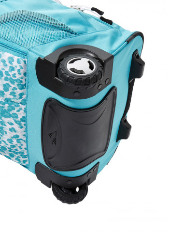 5 Piece Blaise Wheeled Backpack Set Blue
