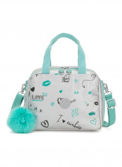 Stylish Zip Detail Lunch Bag Grey/Green/Black reviews Stylish Zip Detail Lunch Bag Grey/Green/Black