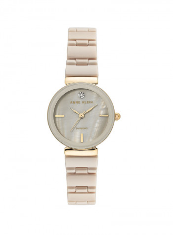 Women's Ceramic Analog Wrist Watch AK3392TNGB