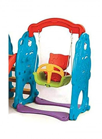 2 in 1 Swing And Slide With Basketball Game 180x170x125centimeter