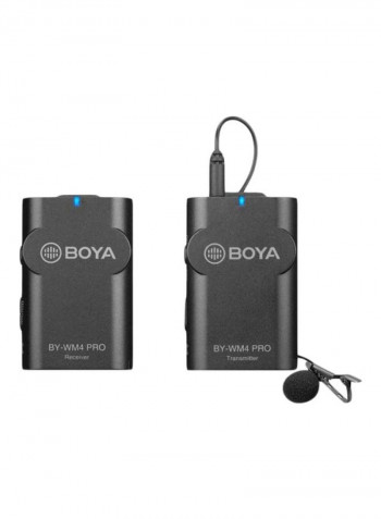 Dual Channel Wireless Microphone Pro-K1 Black/Silver