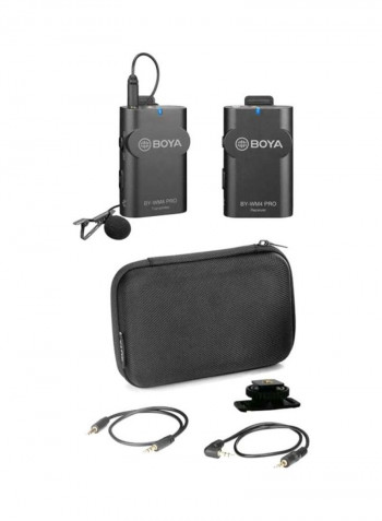 Dual Channel Wireless Microphone Pro-K1 Black/Silver