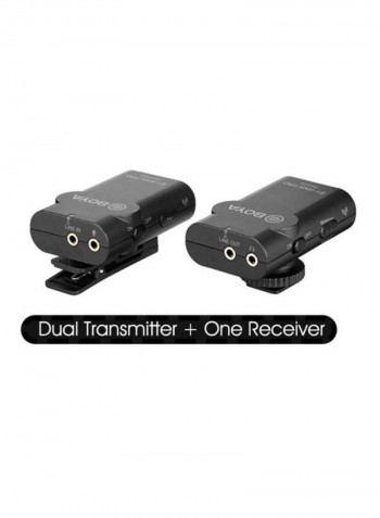 Dual Channel Wireless Microphone Pro-K1 Black/Silver