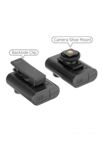 Dual Channel Wireless Microphone Pro-K1 Black/Silver