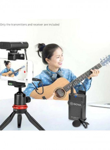 Dual Channel Wireless Microphone Pro-K1 Black/Silver