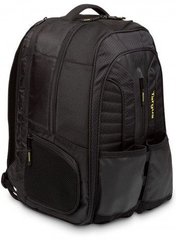 Work Plus Play Rackets Laptop Backpack Black
