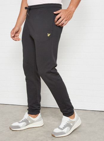 Slim Fit Sweatpants Jet Black