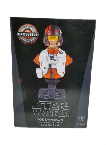 Star Wars Poe Dameron Classic Bust Statue 8.4x4.1x6.1inch