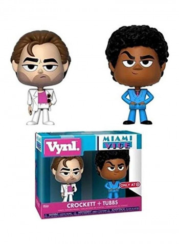 Vynl Miami Vice Crockett And Tubbs Figure 3x8inch