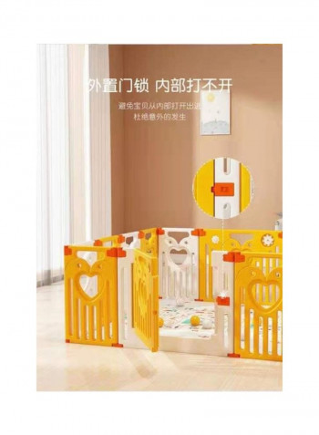 Colorful Folding Plastic Temporary Fence 100x45x45cm