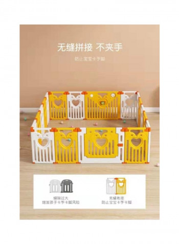 Colorful Folding Plastic Temporary Fence 100x45x45cm