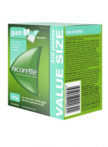 210-Piece Nicotine Polacrilex Gum