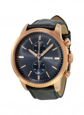 Men's Leather Chronograph Watch FS5097