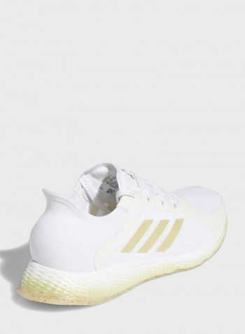 Focus Breathein Lace-Up Trainers White/Gold