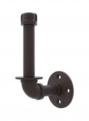 Pipeline Collection Upright Toilet Paper Holder Brown 3x3.6x7.5inch