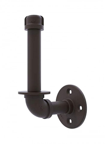 Pipeline Collection Upright Toilet Paper Holder Brown 3x3.6x7.5inch