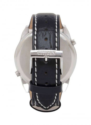 Men's Dual Time Leather Analog Watch AO3030-24A