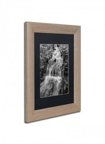 Mohican Birch Frame Wall Art Black/Grey 11 x 14inch