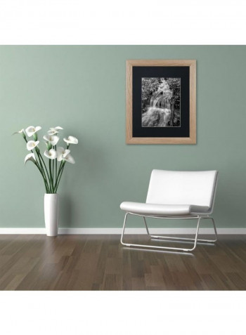 Mohican Birch Frame Wall Art Black/Grey 11 x 14inch