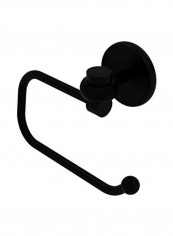 Satellite Orbit One Collection Twisted Accents Toilet Paper Holder Matte Black