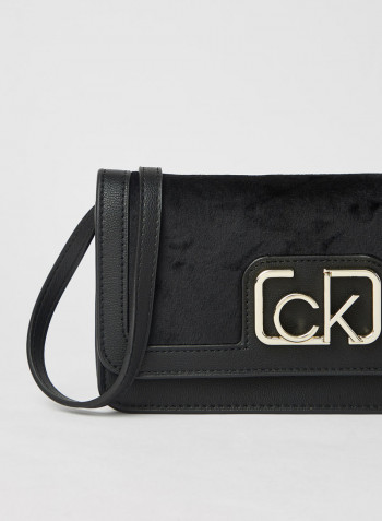 Signature Crossbody Bag Black