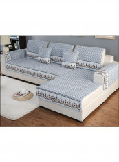 Anti-Skidding Sofa Slipcover Blue/Brown reviews Anti-Skidding Sofa Slipcover Blue/Brown