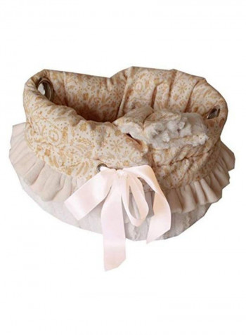 Holiday Whimsy Reversible Snuggle Bugs Bed And Car Seat كريمي One Size