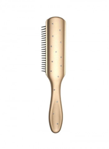 Diamante Classic Hair Brush Gold/Black