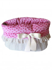Skulls Reversible Snuggle Bugs Bed, Bag, And Car Seat Light Pink One Size