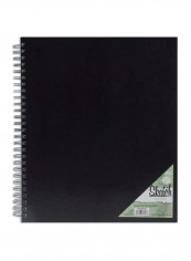 Spiral Bound Sketch Book Black/Grey