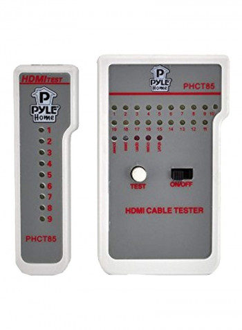 HDMI Cable Tester White/Grey 4.06x3.57x1inch