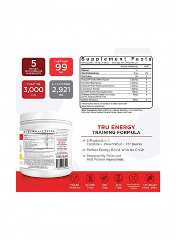 Energy Training Formula Dietary Supplement - Strawberry Lemonade