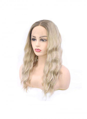 Flawless Wavy Lace Front Hair Wig Brown 18inch
