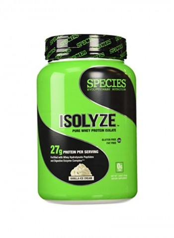 Isolyze Dietary Supplement - Vanilla Ice Cream