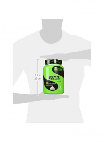 Isolyze Dietary Supplement - Vanilla Ice Cream