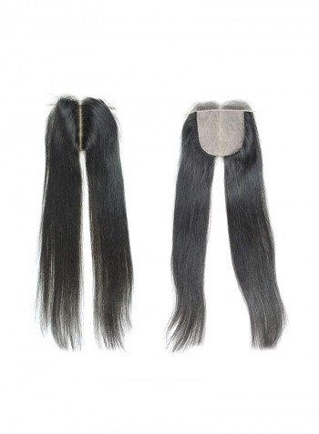 Silky Straight Hair Extension Black 20inch