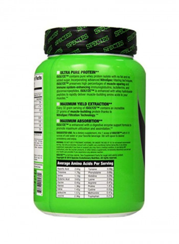 Isolyze Whey Protein Dietary Supplement - Chocolate Mix