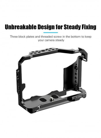Metal Cage Case For Fujifilm X-T4 Black